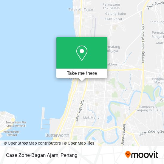 Case Zone-Bagan Ajam map