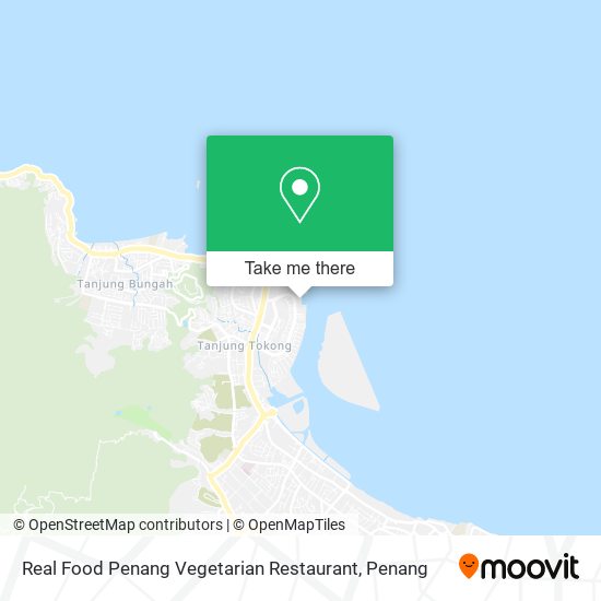 Peta Real Food Penang Vegetarian Restaurant