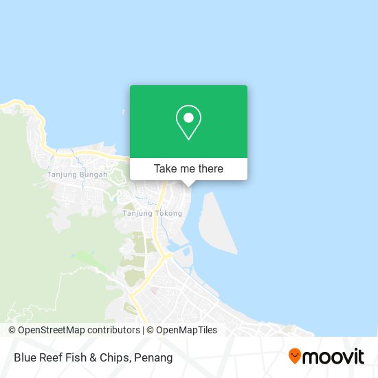 Blue Reef Fish & Chips map