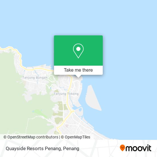 Quayside Resorts Penang map