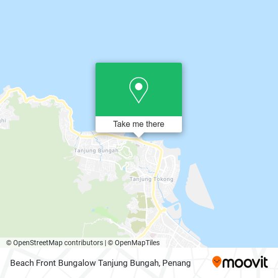 Peta Beach Front Bungalow Tanjung Bungah