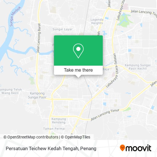 Peta Persatuan Teichew Kedah Tengah