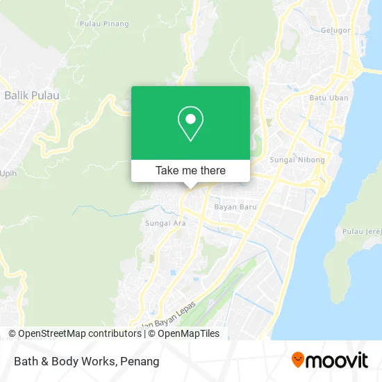 Bath & Body Works map