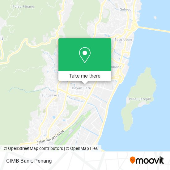 CIMB Bank map