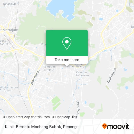 Klinik Bersatu Machang Bubok map