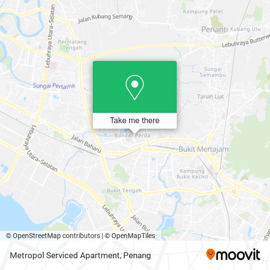 Metropol Serviced Apartment map