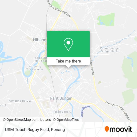 USM Touch Rugby Field map