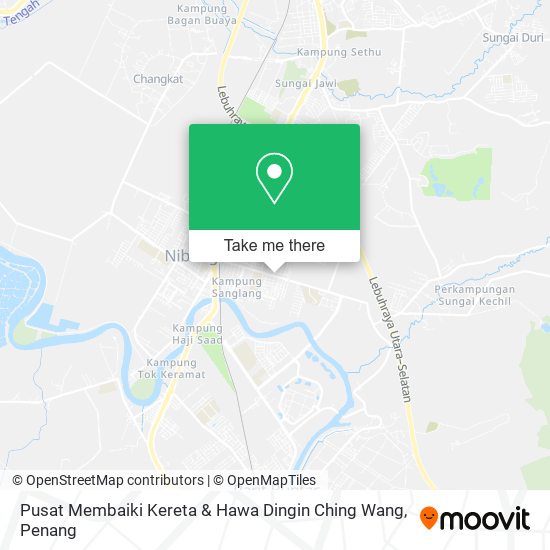 Peta Pusat Membaiki Kereta & Hawa Dingin Ching Wang