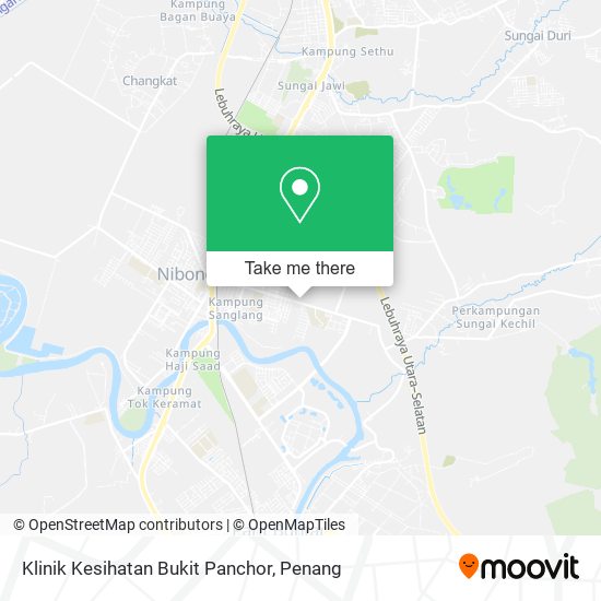 Klinik Kesihatan Bukit Panchor map