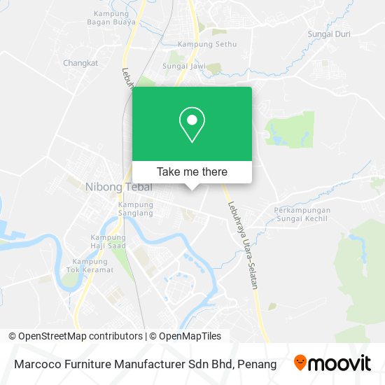 Marcoco Furniture Manufacturer Sdn Bhd map