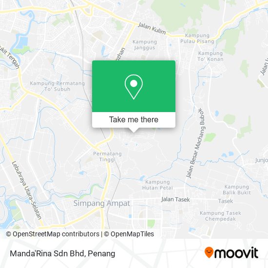 Manda'Rina Sdn Bhd map