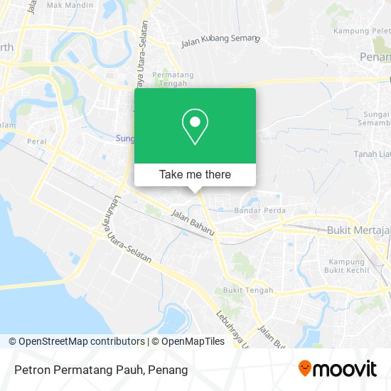 Petron Permatang Pauh map