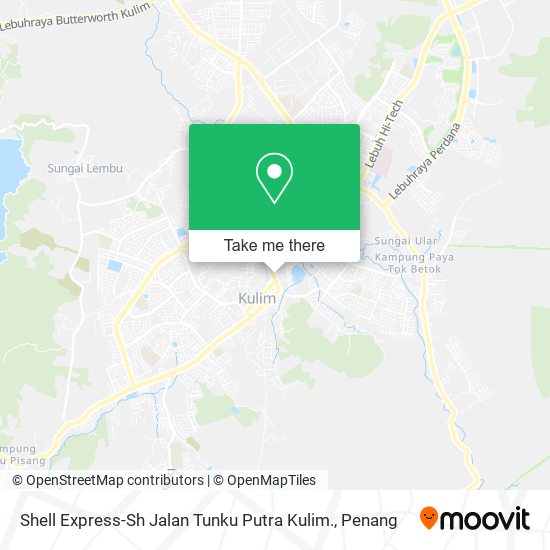 Shell Express-Sh Jalan Tunku Putra Kulim. map