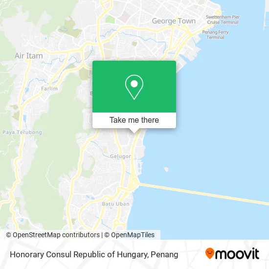 Honorary Consul Republic of Hungary map