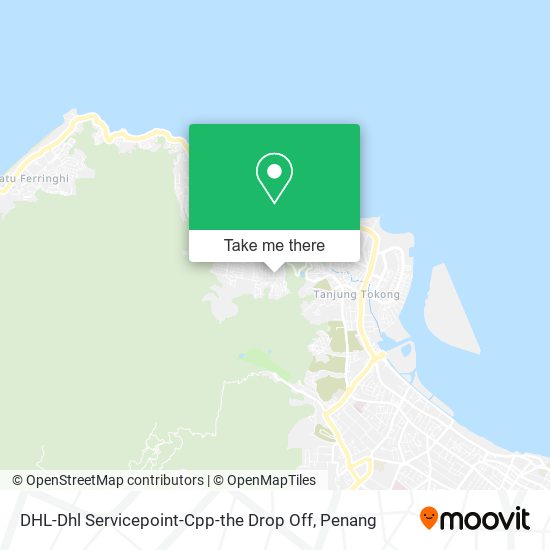 DHL-Dhl Servicepoint-Cpp-the Drop Off map