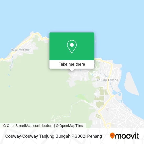 Cosway-Cosway Tanjung Bungah PG002 map