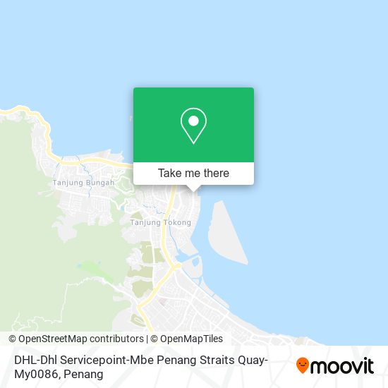 DHL-Dhl Servicepoint-Mbe Penang Straits Quay-My0086 map