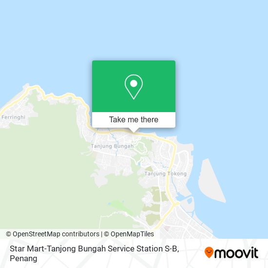 Star Mart-Tanjong Bungah Service Station S-B map