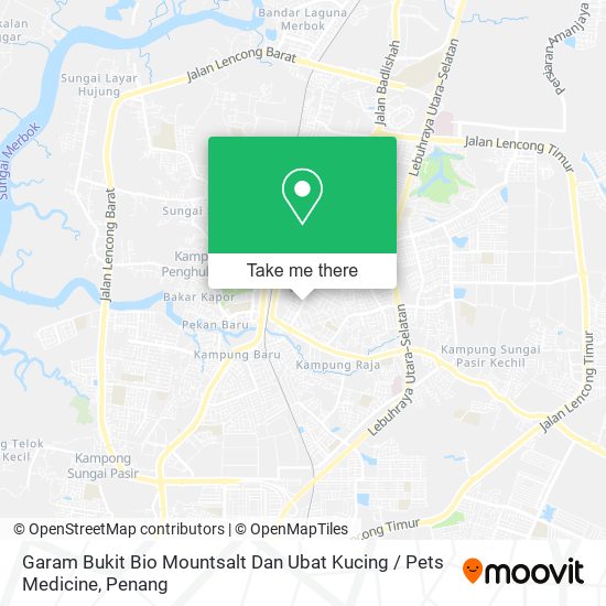 Garam Bukit Bio Mountsalt Dan Ubat Kucing / Pets Medicine map