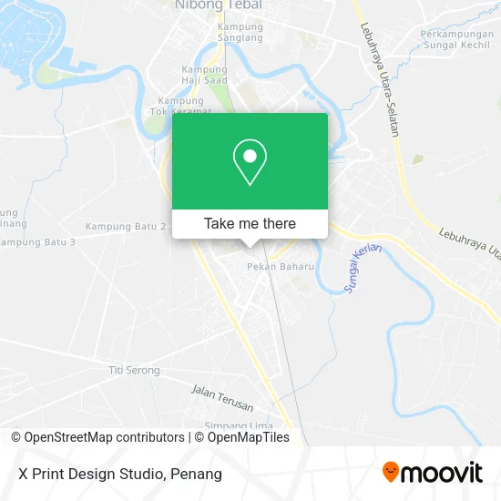 X Print Design Studio map