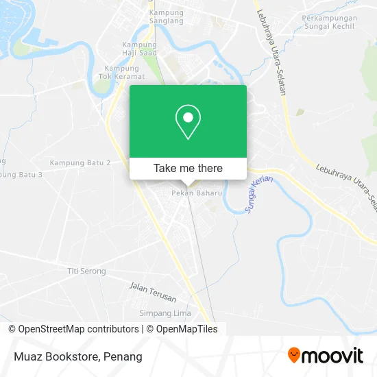 Muaz Bookstore map