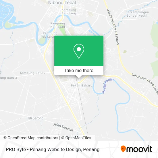 PRO Byte - Penang Website Design map