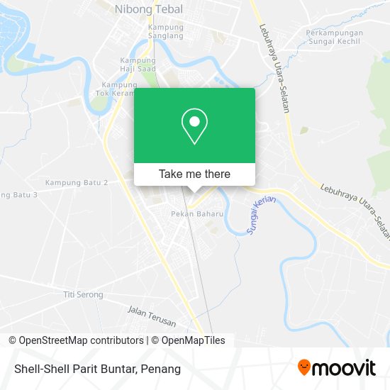 Shell-Shell Parit Buntar map