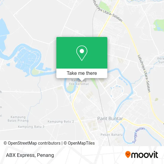 ABX Express map