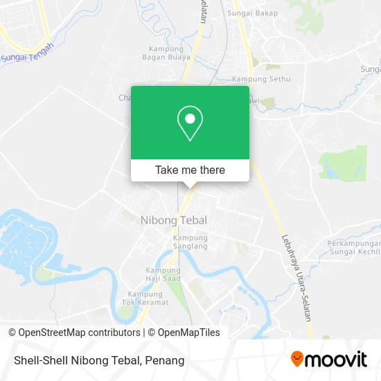 Shell-Shell Nibong Tebal map