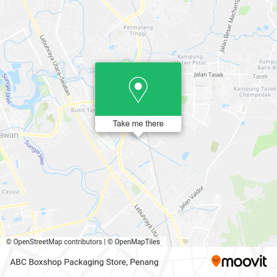 ABC Boxshop Packaging Store map