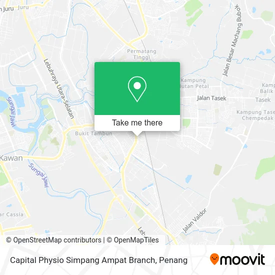 Capital Physio Simpang Ampat Branch map
