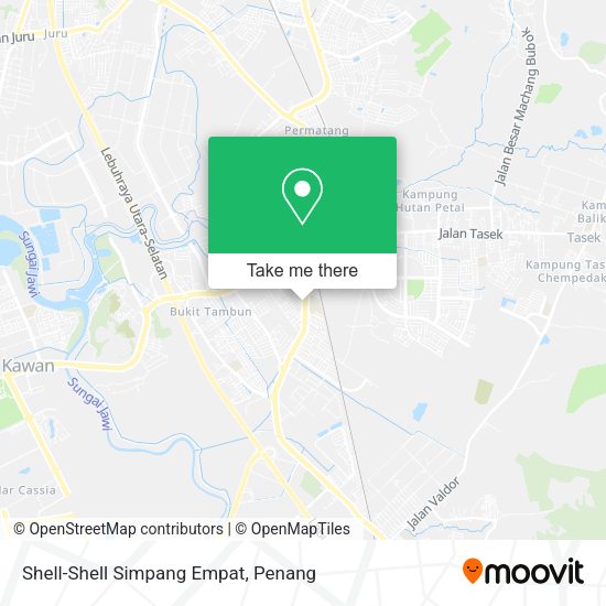 Shell-Shell Simpang Empat map