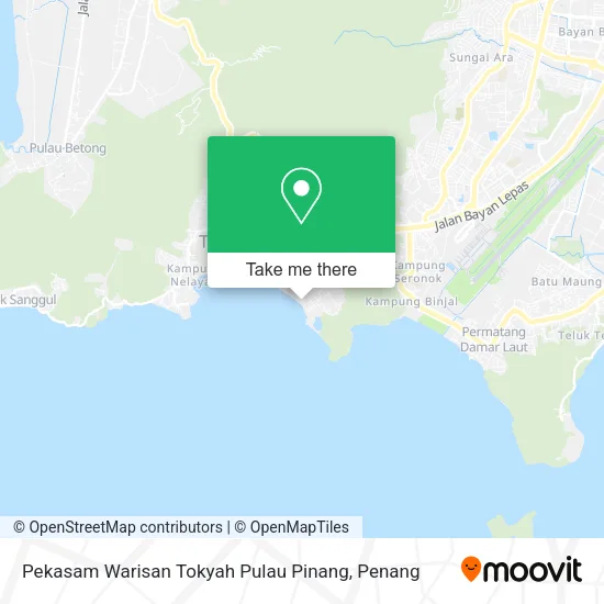 Pekasam Warisan Tokyah Pulau Pinang map