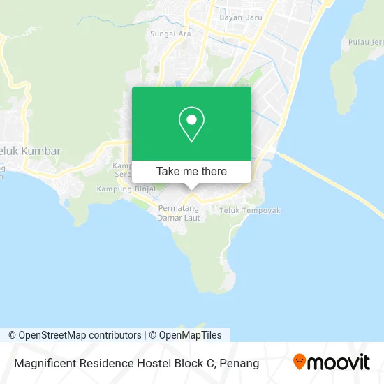 Magnificent Residence Hostel Block C map