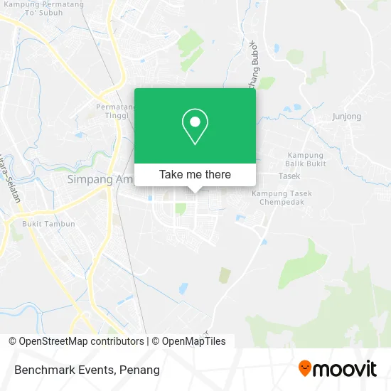 Benchmark Events map