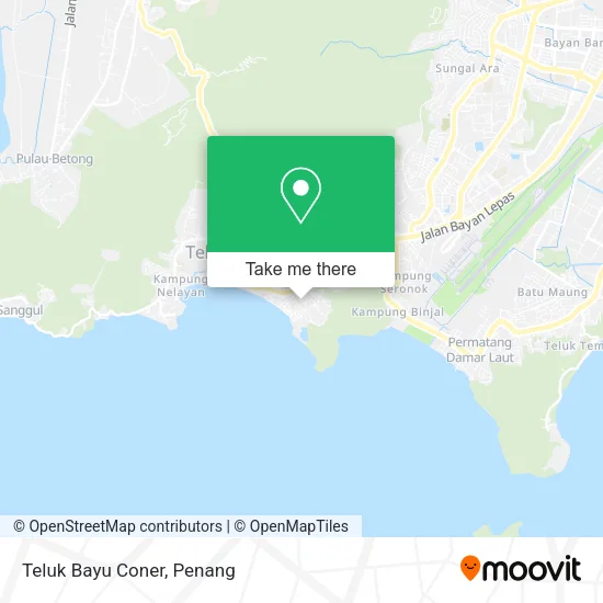 Teluk Bayu Coner map