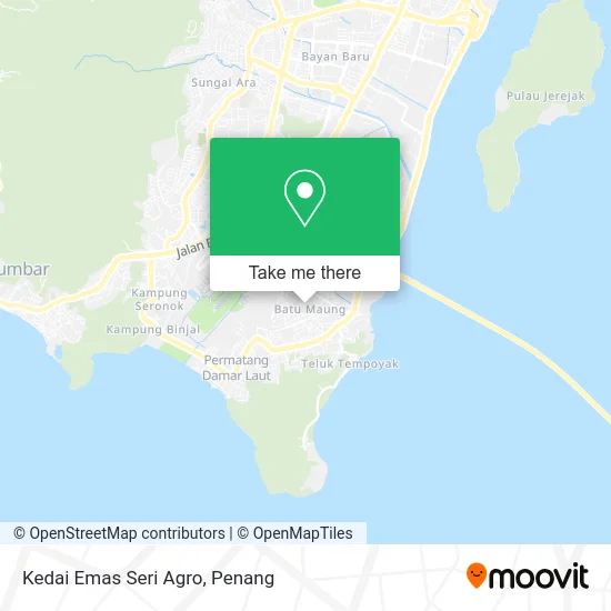 Kedai Emas Seri Agro map