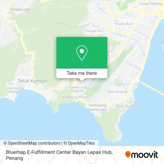 Bluemap E-Fulfillment Center Bayan Lepas Hub map