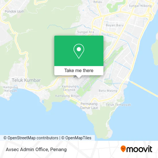 Avsec Admin Office map