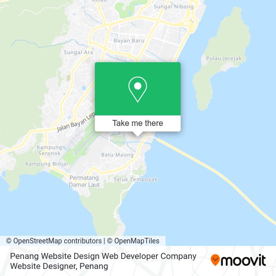 Penang Website Design Web Developer Company Website Designer map