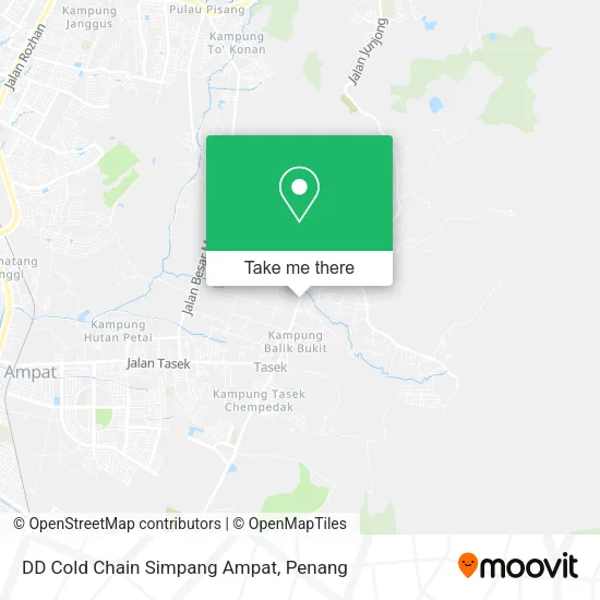 DD Cold Chain Simpang Ampat map