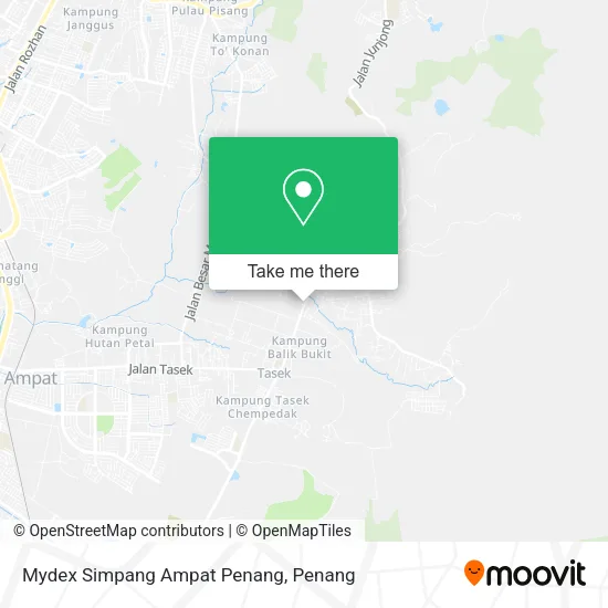Mydex Simpang Ampat Penang map