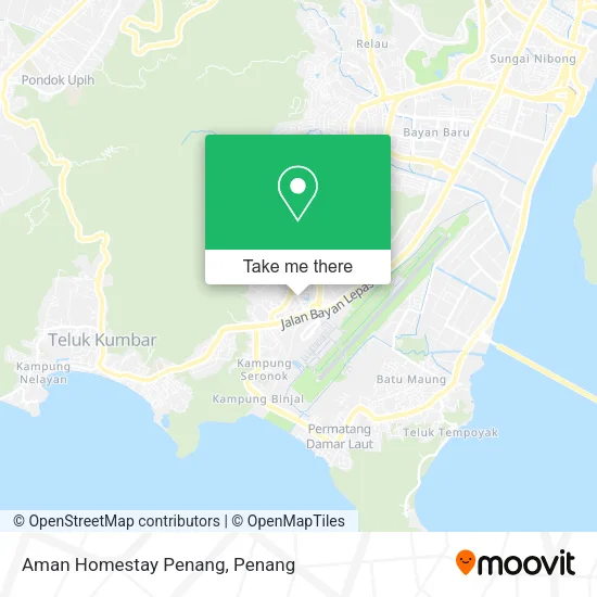 Aman Homestay Penang map