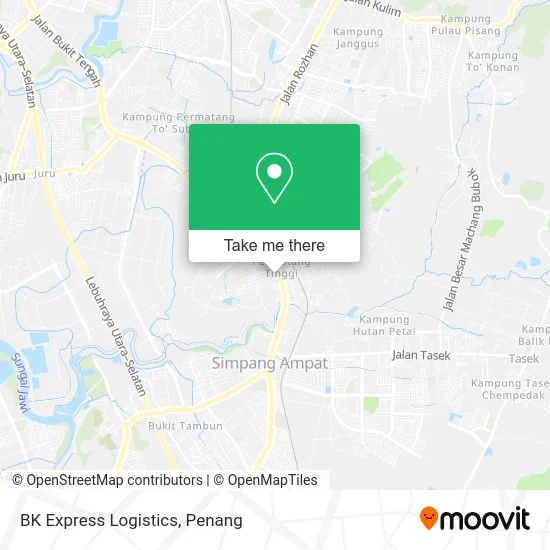 BK Express Logistics map