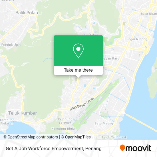 Get A Job Workforce Empowerment map