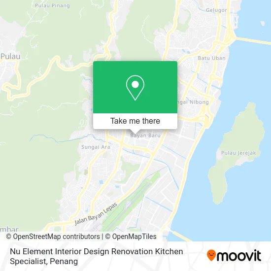 Nu Element Interior Design Renovation Kitchen Specialist map