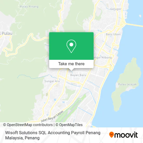 Wisoft Solutions SQL Accounting Payroll Penang Malaysia map