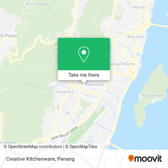 Creative Kitchenware map