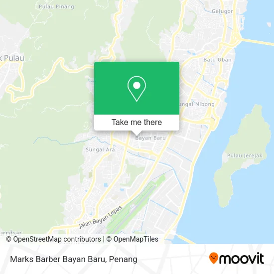 Marks Barber Bayan Baru map