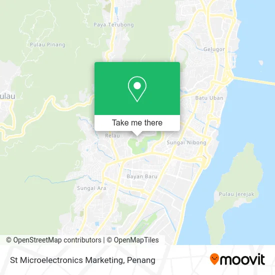 St Microelectronics Marketing map